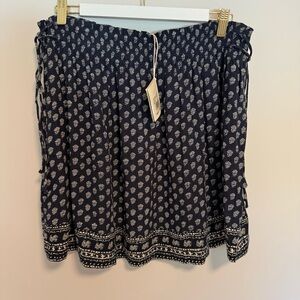 NWT Faherty Emery Smocked Waist Skirt